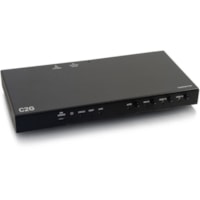 C2G Dual HDMI HDBaseT + VGA, RS232 Over Cat Switching Extender Transmitter - 3 Input Device - 230 ft (70104 mm) Range - 1 x Network (RJ-45) - 1 x USB - 2 x HDMI In - 1 x VGA In - 4K UHD - Twisted Pair - Category 6a