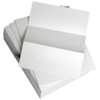 Lettermark Punched & Perforated Papers with Perforations every 3-2/3" - White - 92 Brightness - Letter - 8 1/2" (215.90 mm) x 11" (279.40 mm) - 20 lb (9071.85 g) Basis Weight - 75 g/m² Grammage - Sustainable Forestry Initiative (SFI) - ColorLok Technology, Micro Perforated, Acid-free, Elemental