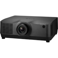 Sharp NEC Display NP-PA804UL-B 3D Ready LCD Projector - 16:10 - Wall Mountable - Black - High Dynamic Range (HDR) - 1920 x 1200 - Front, Rear, Ceiling - 1080p - 20000 Hour Normal Mode - WUXGA - 3,000,000:1 - 8200 lm - HDMI - USB - Network (RJ-45) - Presentation, Education, Corporate, Museum - 5 Year