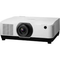 Sharp NEC Display NP-PA804UL-W 3D Ready LCD Projector - 16:10 - Wall Mountable - White - High Dynamic Range (HDR) - 1920 x 1200 - Front, Rear, Ceiling - 1080p - 20000 Hour Normal Mode - WUXGA - 3,000,000:1 - 8200 lm - HDMI - USB - Network (RJ-45) - Presentation, Education, Corporate, Museum - 5 Year