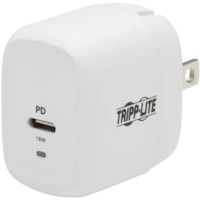 Adaptateur secteur CA 18 W Tripp Lite by Eaton - 18 W - 120 V AC, 230 V AC Entrée - 5 V DC, 9 V DC Sortie - 3 A - Blanc