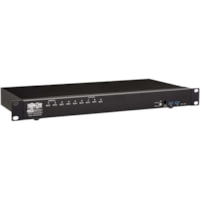 Tripp Lite by Eaton B024-DPU08 8-Port DisplayPort/USB KVM Switch - 8 Computer(s) - 4096 x 2160 - 50 Hz, 60 Hz - 10 x USB - 8 x DisplayPort - 1U - Rack-mountable, Desktop 