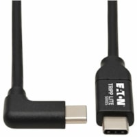 Tripp Lite by Eaton U040-02M-C-5ARA USB-C to USB-C Cable, M/M, Black, 2 m (6.6 ft.) - 6.6 ft (2 m) Thunderbolt 3 Data Transfer Cable for Smartphone, Computer, Charger, Power Bank, MacBook Pro, Chromebook, Notebook, Docking Station, Wall Charger, External Hard Drive, PC, ... - First End: 1 x USB 2.0 