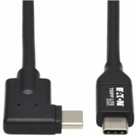 Tripp Lite by Eaton U420-02M-RA USB-C to USB-C Cable, M/M, Black, 2 m (6.6 ft.) - 6.6 ft (2 m) Thunderbolt 3 Data Transfer Cable for Smartphone, Computer, Charger, Power Bank, MacBook Pro, Chromebook, Notebook, Docking Station, Wall Charger, External Hard Drive, PC, ... - First End: 1 x USB 3.2 (Gen