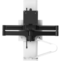 Ergotron TRACE Desk Mount for Monitor, LCD Display - White - 1 Display(s) Supported - 38" Screen Support - 21.61 lb (9800 g) Load Capacity - 75 x 75, 100 x 100