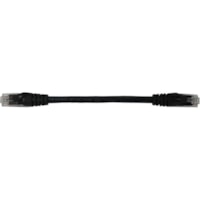 Tripp Lite series N261-06N-BK Cat.6a UTP Network Cable - 6" (152.40 mm) Category 6a Network Cable for Network Device, Switch, Patch Panel, Server, Router, Hub, Printer, Computer, Photocopier, Modem, Security Camera, ... - First End: 1 x RJ-45 Network - Male - Second End: 1 x RJ-45 Network - Male - 1