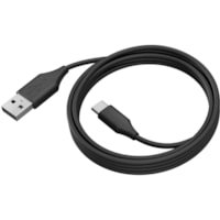 Jabra USB/USB-C Data Transfer Cable - 6.6 ft (2 m) USB/USB-C Data Transfer Cable for Video Conferencing System - First End: 1 x USB 3.0 Type A - Male - Second End: 1 x USB 3.0 Type C - Male - Black