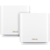 Routeur sans fil ZenWiFi ET8 ET8 (W-2-PK) Wi-Fi 6 IEEE 802.11ax Asus - 2.40 GHz Bande ISM - 5 GHz Bande UNII - 6 x Antenne(6 xInterne) - 825 Mo/s Vitesse sans fil - 3 x Port réseau - 1 x Port Broadbandband - USB - 2.5 Gigabit Ethernet - VPN compatible - Bureau