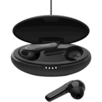 Belkin SoundForm Move Plus True Wireless Earbuds - Stereo - True Wireless - Bluetooth - 32.8 ft - Earbud - Binaural - In-ear - Black