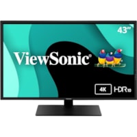 ViewSonic Entertainment VX4381-4K 43" (1092.20 mm) Class 4K UHD LED Monitor - 16:9 - Black - 42.5" (1079.50 mm) Viewable - Multi-domain Vertical Alignment (MVA) - LED Backlight - 3840 x 2160 - 1.07 Billion Colors - 450 cd/m² - 3 ms - GTG Refresh Rate - Speakers - HDMI - DisplayPort - Mini Displ