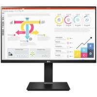 LG 24BP75Q-B 24" Class WQHD LCD Monitor - 16:9 - Black - 24" Viewable - In-plane Switching (IPS) Technology - 2560 x 1440 - HDMI - DisplayPort