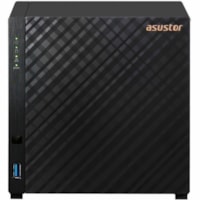 Asustor Drivestor 4 AS1104T - 4 Bay NAS, 1.4GHz Quad Core, Single 2.5GbE Port, 1GB RAM DDR4, Network Attached Storage, Personal Private Cloud (Diskless) - 4 x SATA3 6Gb/s; 3.5" HDD Realtek RTD1296, Quad-Core, 1.4GHz 1GB DDR4 (not expandable)