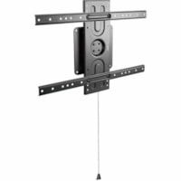 Tripp Lite by Eaton DWM3780ROT Wall Mount for TV, Flat Panel Display, Monitor, Interactive Display, HDTV, Home Theater - Black - 1 Display(s) Supported - 37" (939.80 mm) to 80" (2032 mm) Screen Support - 110 lb (49895.16 g) Load Capacity - 200 x 200, 300 x 200, 300 x 300, 350 x 350, 400 x 200, 400 x