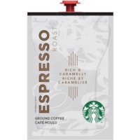 Mars Drinks Starbucks Espresso Roast Coffee - Compatible with Flavia - Dark - 72 / Carton