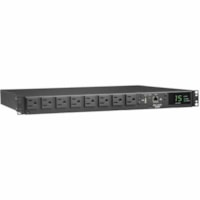 Tripp Lite by Eaton 8-Outlets PDU - Metered Auto Transfer Switch - NEMA 5-15P - 8 x NEMA 5-15R - 120 V AC - 1U - Horizontal - Rack-mountable, Wall-mountable 