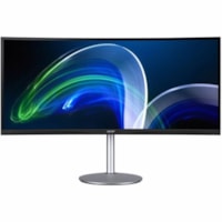 Moniteur LCD CB382CUR - 21:9 - Noir Acer - 37.5po Visible - Technologie IPS - LED Rétroéclairage - 3840 x 1600 - 1,07 milliard de couleurs - 300 cd/m² - 1 ms - 60 Hz Fréquence de rafraîchissement - Hauts-Parleurs - HDMI - DisplayPort