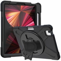 Étui de transport Rugged Durci pour 12,9 po Apple iPad Pro (5e génération), iPad Pro (3e génération), iPad Pro (4e génération) Tablette, Apple Pencil, Stylus - Noir CODi - Résistant aux chocs, Amortiles chocs, Résistant aux coups, Amortiles cho