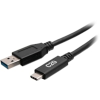 C2G 1ft USBC to USB Cable - M/M - C2G 1ft USB C to USB A Cable - SuperSpeed USB 5Gbps - M/M