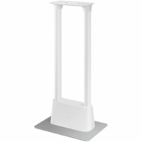 Samsung Stand for 24in Kiosk - Up to 24" (609.60 mm) Screen Support - 36.60" (929.70 mm) Height x 17.72" (450 mm) Width x 12.77" (324.30 mm) Depth - Floor - Gray, White