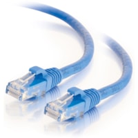 C2G 25ft Cat6 Snagless Unshielded (UTP) Ethernet Network Patch Cable - Blue - 25 ft Category 6 Network Cable - First End: 1 x RJ-45 Network - Male - Second End: 1 x RJ-45 Network - Male - Patch Cable - Blue - 1