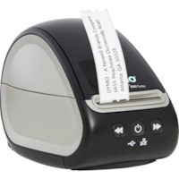 Dymo - Imprimante thermique directe LabelWriter 550 - Monochrome - Impression d'étiquette - Ethernet - USB - Hôte USB - Noir - largeur d'impression 2,20 po (56 mm) - 1,5 Lignes/sec Mono - 300 dpi - largeur 2 po (50,80 mm) - Pour PC, Mac