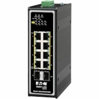 Tripp Lite by Eaton NGI-U08C2POE8 Ethernet Switch - 8 Ports - Gigabit Ethernet - 10/100/1000Base-T, 1000Base-X - 2 Layer Supported - Modular - 2 SFP Slots - 14 W Power Consumption - 240 W PoE Budget - Optical Fiber, Twisted Pair - PoE Ports - DIN Rail Mountable - 3 Year Limited Warranty 