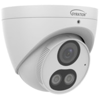 Gyration CYBERVIEW 510T 5 Megapixel Indoor/Outdoor HD Network Camera - Color - Turret - 98.43 ft (30 m) Infrared Night Vision - H.264, H.265, Ultra 265, MJPEG - 2880 x 1620 - 2.8 mm Fixed Lens - 30 fps - CMOS - IP67 - Weather Resistant, Water Proof - Cross Line Detection, Wide Dynamic Range, Built-i