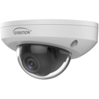 Gyration CYBERVIEW 412D 4 Megapixel Indoor/Outdoor HD Network Camera - Color - Wedge Dome - 98.43 ft (30 m) Infrared Night Vision - H.264, H.265, Ultra 265, MJPEG - 2688 x 1520 - 2.8 mm Fixed Lens - 30 fps - CMOS - IK10 - IP67 - Weather Resistant, Vandal Resistant, Water Proof - Cross Line Detection