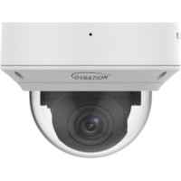 Gyration CYBERVIEW 411D-TAA 4 Megapixel Indoor/Outdoor HD Network Camera - Color - Dome - TAA Compliant - 131.23 ft (40 m) Infrared Night Vision - H.264, H.265, Ultra 265, MJPEG - 2688 x 1520 - 2.7 mm- 13.5 mm Varifocal Lens - 5x Optical - 30 fps - CMOS - IK10 - IP67 - Weather Resistant, Vandal Resi