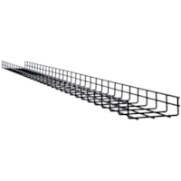 Tripp Lite by Eaton Wire Mesh Cable Tray - 150 x 50 x 3000 mm (6 in. x 2 in. x 10 ft.), 10 Pack - Cable Tray - Black Powder Coat - Steel - 10 Pack