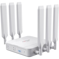 Routeur sans fil FortiExtender FEX-212F 2 SIM Ethernet, Cellulaire Fortinet - 4G - HSPA+, LTE, UMTS - Quadri bande - 6 x Antenne(6 xExterne) - 4 x Port réseau - 1 x Port Broadbandband - USB - PoE Ports - Gigabit Ethernet - Bureau, Fixation au mur