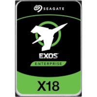 Seagate Exos X18 ST10000NM013G 10 TB Hard Drive - 3.5" Internal - SAS (12Gb/s SAS) - Conventional Magnetic Recording (CMR) Method - Video Surveillance System, Storage System Device Supported - 7200rpm - Hot Pluggable - 512e/4Kn Format - 5 Year Warranty