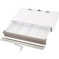 Ergotron CareFit Pro Single Drawer - 2 lb (907.18 g) Weight Capacity - White, Warm Gray