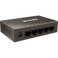 Commutateur Ethernet TEF1005D 5 Ports Tenda - 5 Ports - 2 Couche supportée - Paire torsadée - Fixation au mur, Bureau