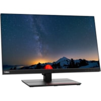 Moniteur LED ThinkVision P27u-20 27 po Classe 4K UHD - 16:9 - Noir corbeau Lenovo - 27 po Visible - Technologie IPS - WLED Rétroéclairage - 3840 x 2160 - 1,07 milliard de couleurs - 450 cd/m² - 4 ms - 60 Hz Fréquence de rafraîchissement - Hauts-Parleurs - HDMI - DisplayPort