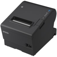 Epson OmniLink TM-T88VII Desktop Direct Thermal Printer - Monochrome - Receipt Print - Ethernet - USB - USB Host - With Cutter - Black - 19.69 in/s Mono - 180 dpi - Wireless LAN - ePOS, ESC/POS, XML Emulation - For PC, SPARC, Android, iOS - 500 mm/s Mono - 180 dpi - ePOS, ESC/POS, XML Emulation - Au