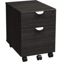 HDL Innovations Pedestal - x 15.8" x 18.8" x 21.8" - Box, File Drawer(s) - 2 Door(s) - Finish: Gray Dusk