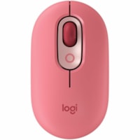 Souris POP Mouse - Bluetooth - USB - Optique - Rose Logitech - Optique - Sans fil - Bluetooth - Rose - USB - 4000 dpi - Roulettes avec frein