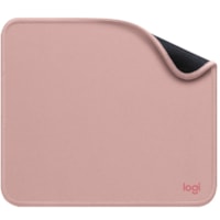 Tapis de souris Studio Series Logitech - hauteur de 7,87 po (199,90 mm) x largeur de 9,06 po (230,12 mm) Dimension - Rose - Caoutchouc naturel, Nylon - Antidérapante, Anti-effilochage, Résistant à l'eau