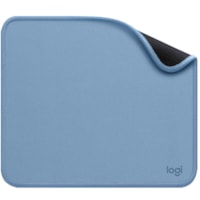 Tapis de souris Studio Series Logitech - hauteur de 7,87 po (199,90 mm) x largeur de 9,06 po (230,12 mm) Dimension - Bleu gris - Caoutchouc naturel, Nylon - Antidérapante, Anti-effilochage, Résistant à l'eau