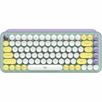 Clavier POP Keys - Sans fil Connectivité - Menthe Logitech - Sans fil Connectivité - Bluetooth - 5.1 - 32.81 pi (10000 mm) - 4 Raccourci-clavier(s) - Emoji Raccourci-clavier(s) - Ordinateur, Tablette, Smartphone - Windows, Mac, Android - Mécanique Pavé Numérique - 