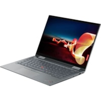 Lenovo ThinkPad X1 Yoga Gen 6 20XY00AHUS 14" Touchscreen Convertible 2 in 1 Notebook - WUXGA - Intel Core i5 11th Gen i5-1135G7 - 16 GB - 256 GB SSD - English Keyboard - Storm Gray - Intel Chip - 1920 x 1200 - Windows 11 Pro - Intel Iris Xe Graphics - In-plane Switching (IPS) Technology - Front Came