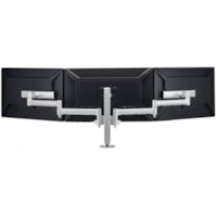 Atdec Modular Desk Mount for Monitor, Display Screen, Flat Panel Display, Curved Screen Display - Silver - 3 Display(s) Supported - 27" (685.80 mm) Screen Support - 46.20 lb (20955.97 g) Load Capacity - 75 x 75, 100 x 100 - VESA Mount Compatible - Aluminum