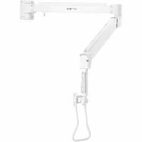 Bras support d'écran Safe-IT DWMLARM1732AM pour Téléviseur, Moniteur, HDTV, Ordinateur Portable, Ecran Plat, Tableau tactile intéractif (intéractile), Ecrans à affichage dynamique - Blanc Tripp Lite by Eaton - Hauteur réglable - 1 Écran(s) support&eacut