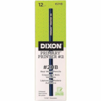 Dixon No. 2 Primary Printer Pencil - Multi Lead - #2 - Blue Barrel - 12 / Pack