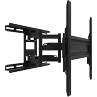 Kanto SDX600 Wall Mount for TV - Black - Height Adjustable - 1 Display(s) Supported - 37" to 65" Screen Support - 100 lb (45359.24 g) Load Capacity - 100 x 100, 400 x 400 - VESA Mount Compatible - Solid Steel, Metal - 1 Box