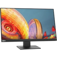 Moniteur LED ThinkVision E24q-20 24 po Classe WQHD - 16:9 - Noir corbeau Lenovo - 23,8 po Visible - Technologie IPS - WLED Rétroéclairage - 2560 x 1440 - 16,7 Millions de Couleurs - 300 cd/m² - 4 ms - 75 Hz Fréquence de rafraîchissement - Hauts-Parleurs - HDMI - DisplayPort