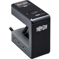 Tripp Lite by Eaton Safe-IT TLP648UCBAM 9-Outlets Surge Suppressor/Protector - 6 x NEMA 5-15R, 3 x USB - 1.80 kVA - 1080 J - 120 V AC Input - 8 ft (2.44 m)