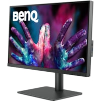 Moniteur LCD PD2705U 27 po Classe 4K UHD - 16:9 BenQ - 27 po Visible - Technologie IPS - LED Rétroéclairage - 3840 x 2160 - 1,07 milliard de couleurs - FreeSync - 350 cd/m² - 5 ms - 60 Hz Fréquence de rafraîchissement - Hauts-Parleurs - HDMI - DisplayPort - Concentrateur US