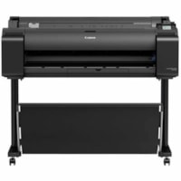 Canon imagePROGRAF GP-300 Inkjet Large Format Printer - 36" Print Width - Color - 5 Color(s) - 2400 x 1200 dpi - USB - Ethernet - Wireless LAN - Plain Paper, Cut Sheet, Roll Paper - Floor Standing Supported - SGRaster, HP GL/2, HP RTL, JPEG - Printer Stand Included